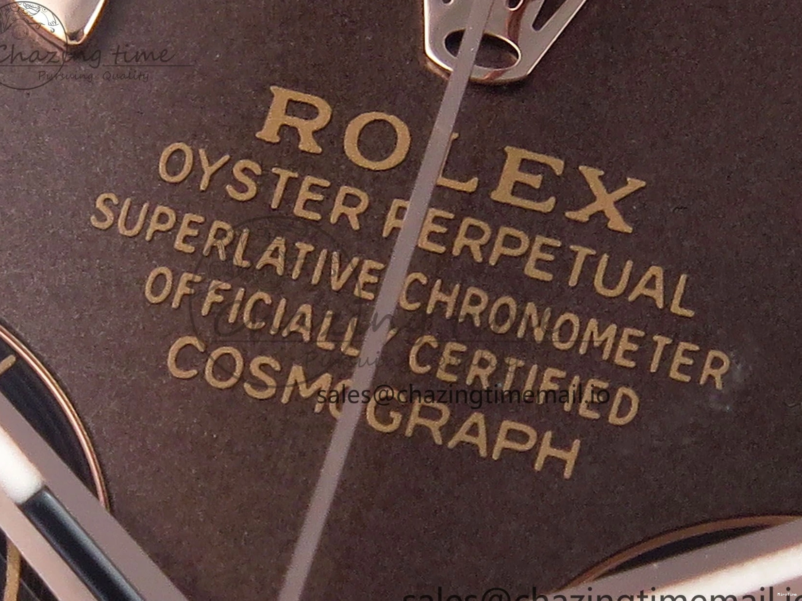 MiroTime 0302 Daytona 116505 KING 1:1 Best Edition Chocolate Dial on RG Bracelet SH OdorResistant 1932